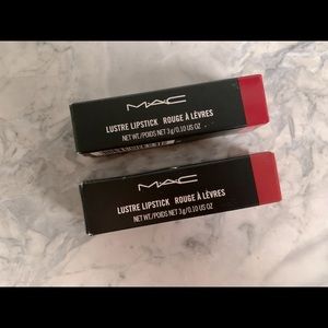 BNIB 2x MAC Cosmetics Lustre Lipstick Sheer Lipstick Cockney and See Sheer